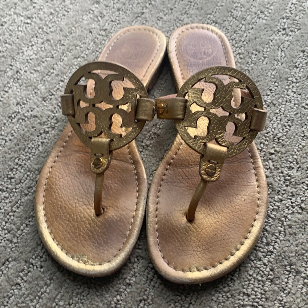 Gold Tory Burch Sandals